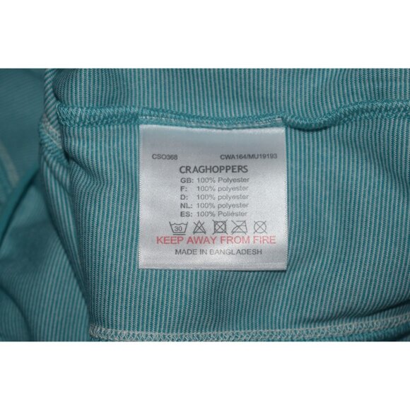 Craghoppers Travel Clothing Aqua Lagoon Microfleece Zip Front Jogger Sweatshirt - Picture 8 of 11